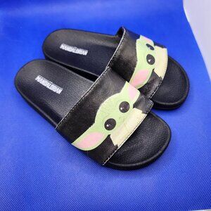 Star Wars Mandalorian Grogu The Child Slides Kids Size 1 Lucas film Ltd (Used)